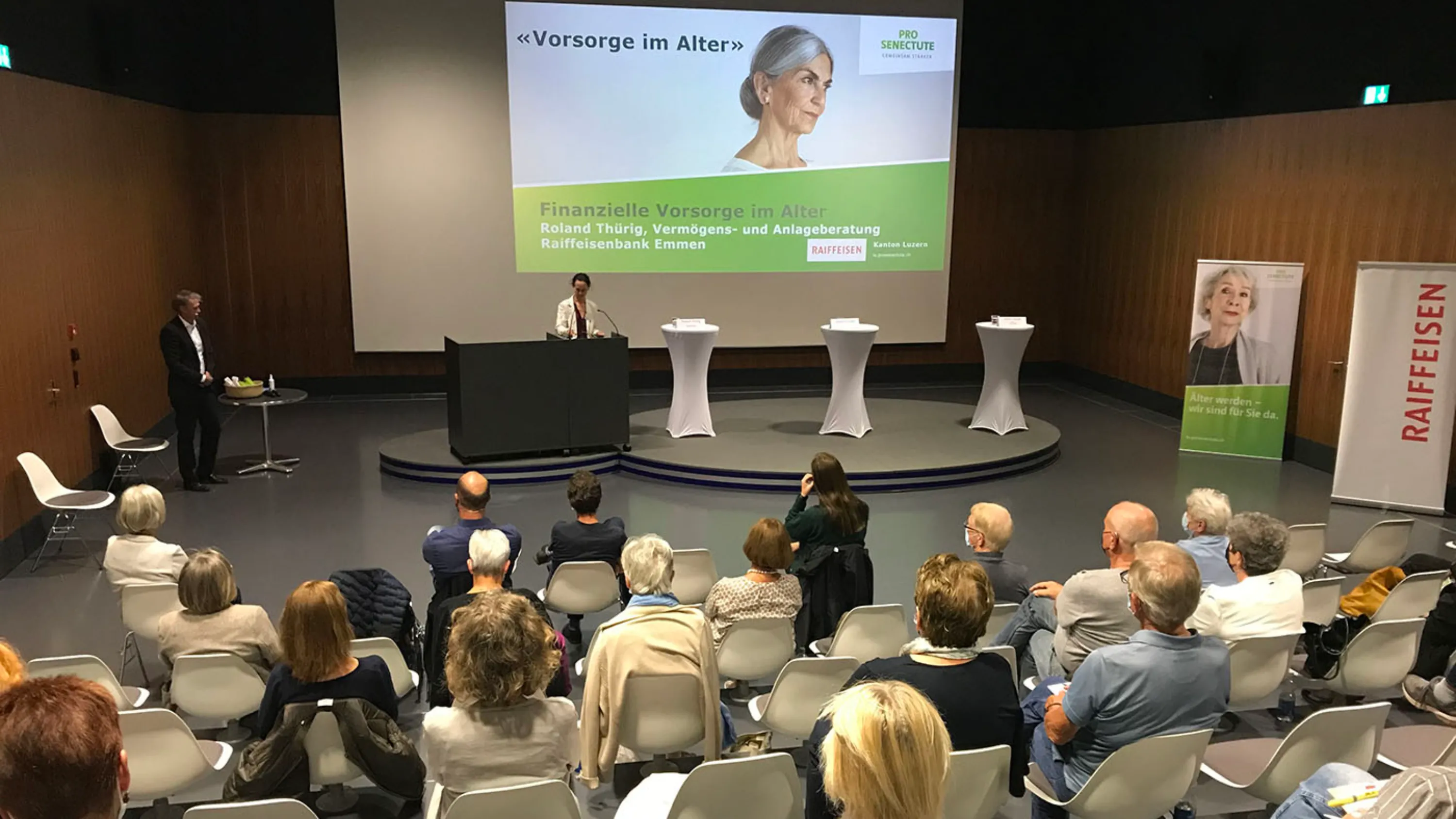 Infoveranstaltung im LZ Auditorium.