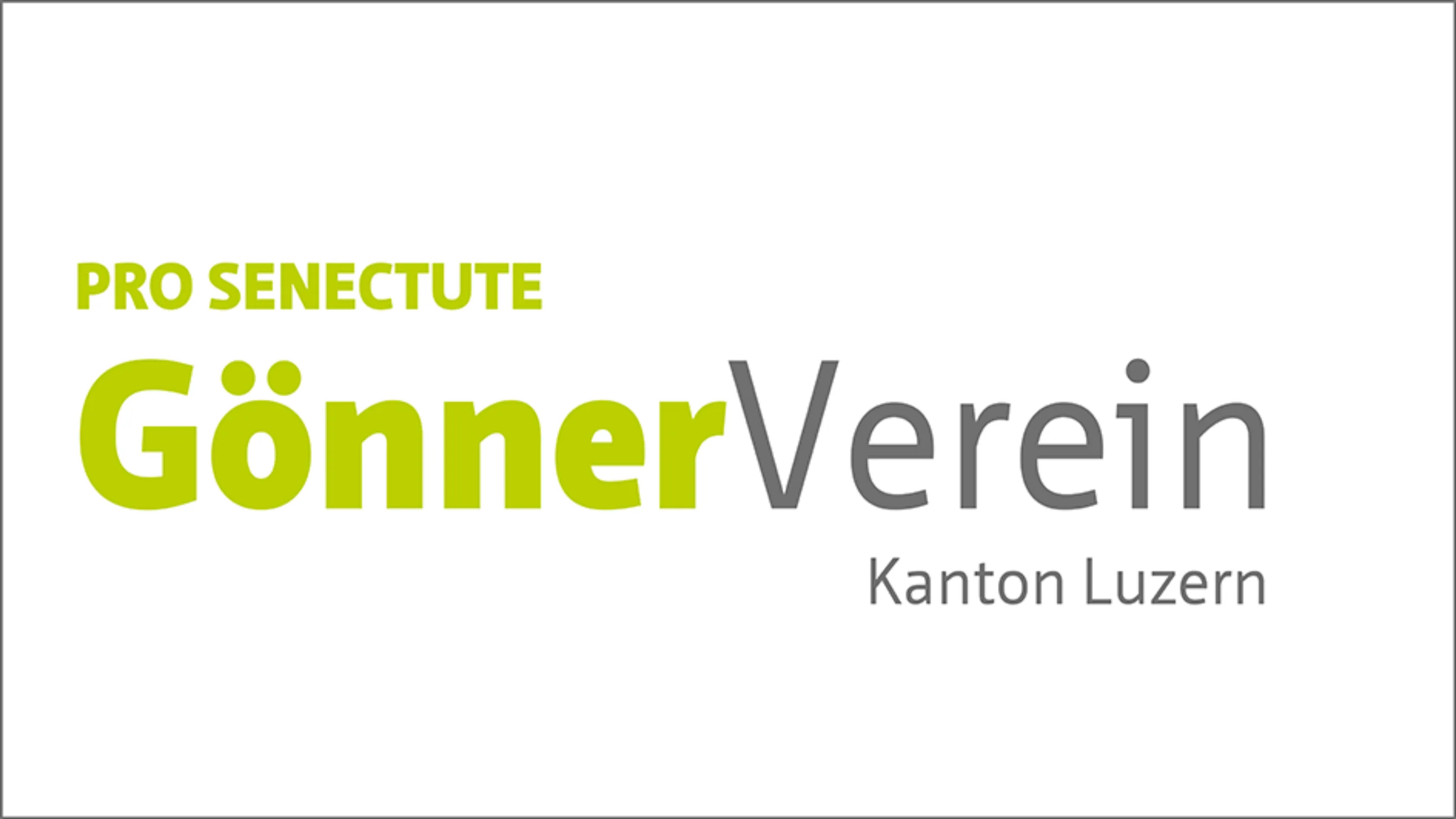 Logo Gönnerverein geschrieben