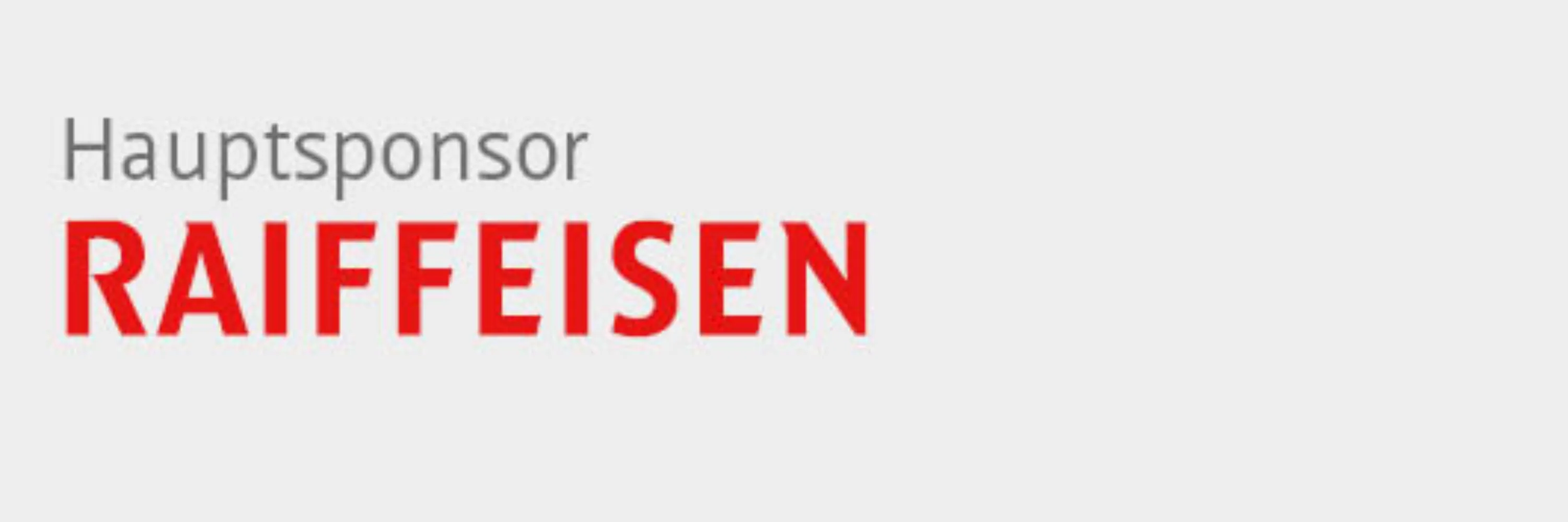 Raiffeisen Hauptsponsor