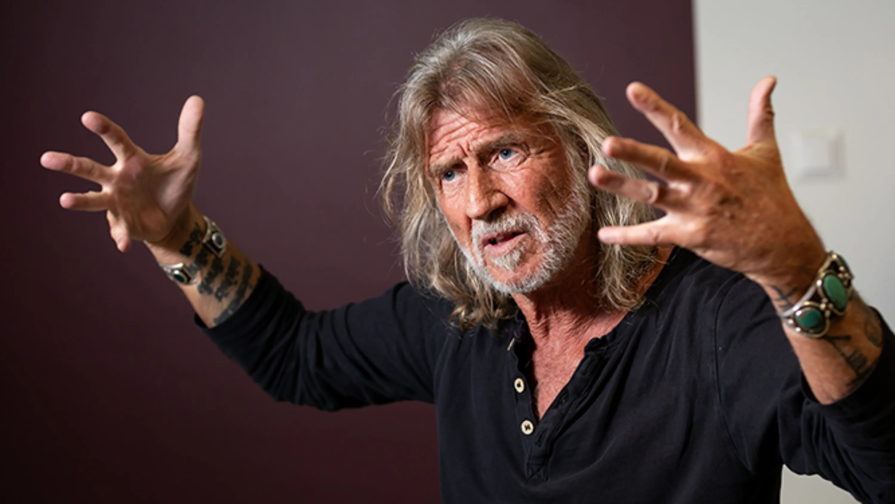 Wiesmer beim Arbeiten