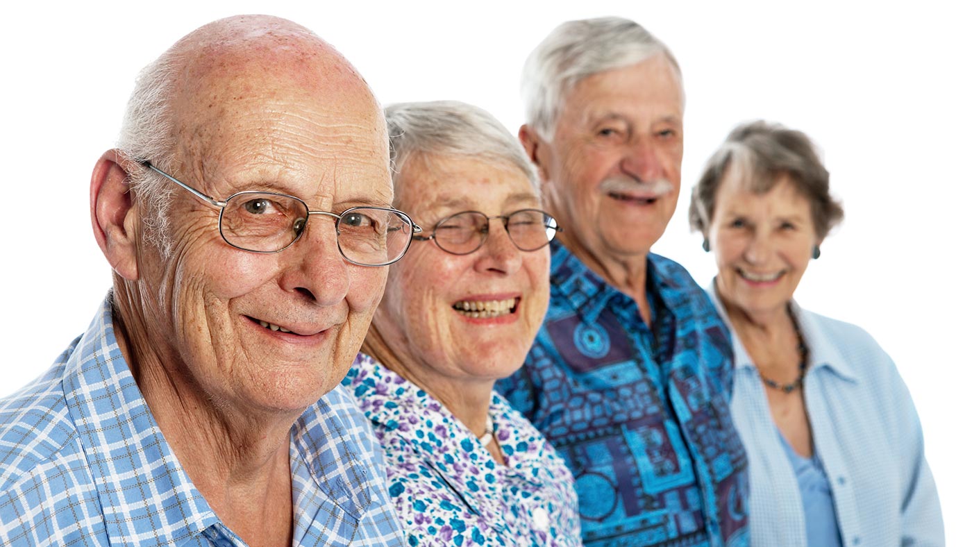 Bild ältere Menschen in Gruppe